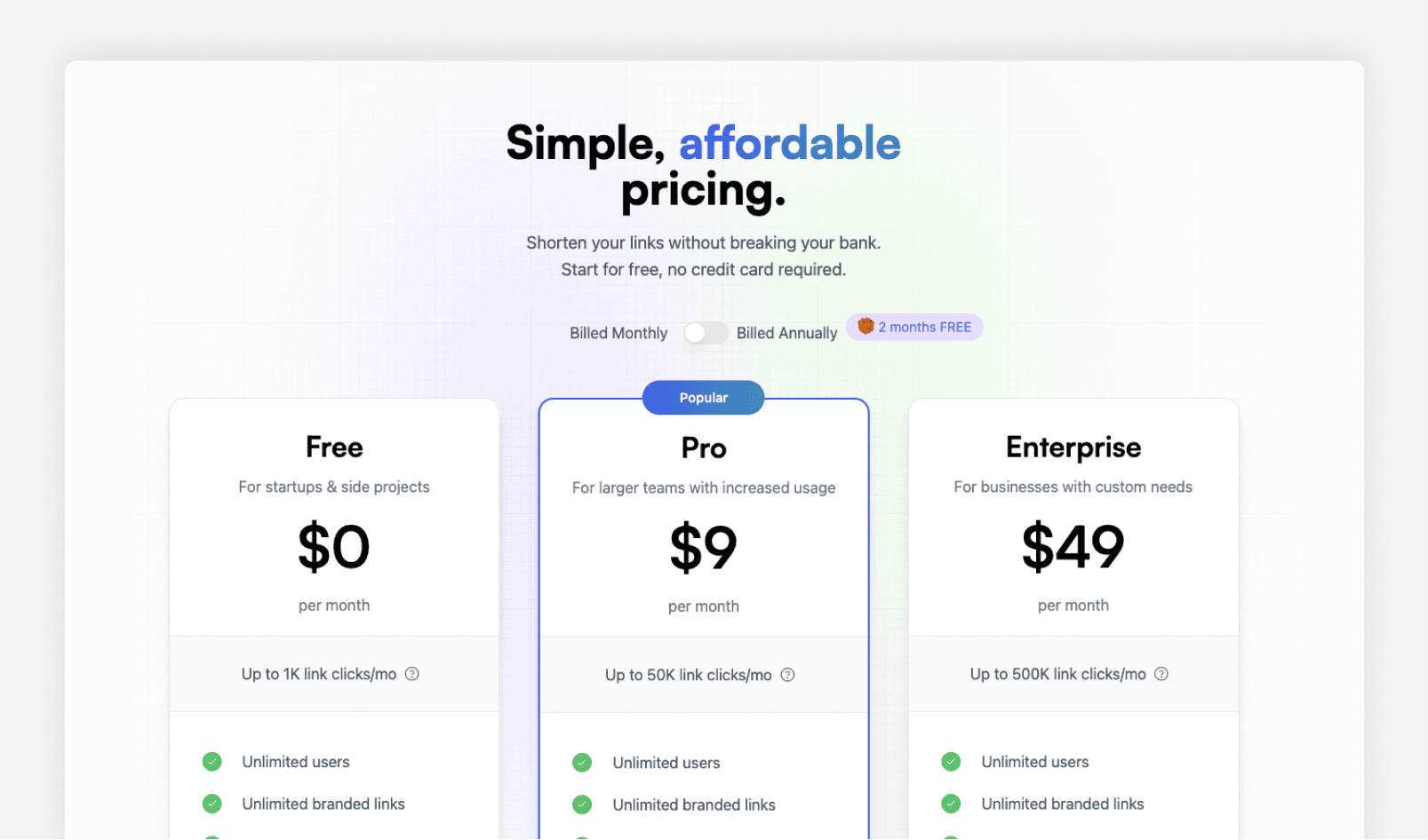 Improved pricing, with higher limits for Pro users.