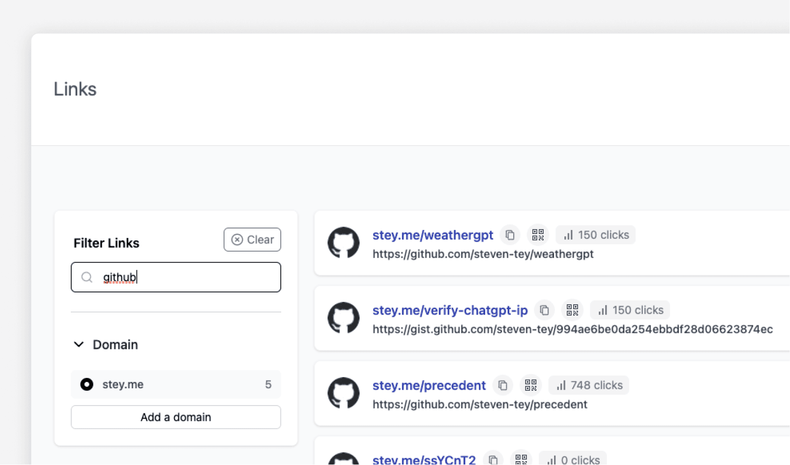 Link search