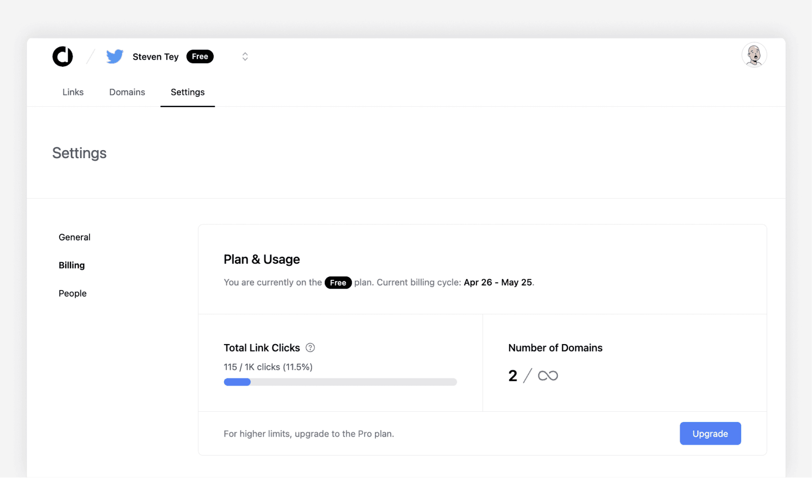 Project-level billing